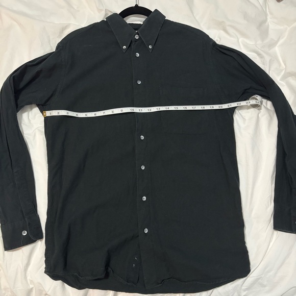 *Made in Canada* Black wool blend dress shirt - Picture 4 of 8